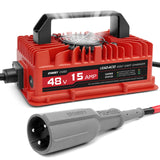 15 AMP 48 Volt Golf Carts Battery Charger for Club Car 3-Pin Round Plug,for Lead Acid Battery