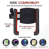 Golf Cart Phone Mount Holder Compatible with EZGO/Club Car/Yamaha, [Big Phones & Thick Cases Friendly] Universal Phone Holder