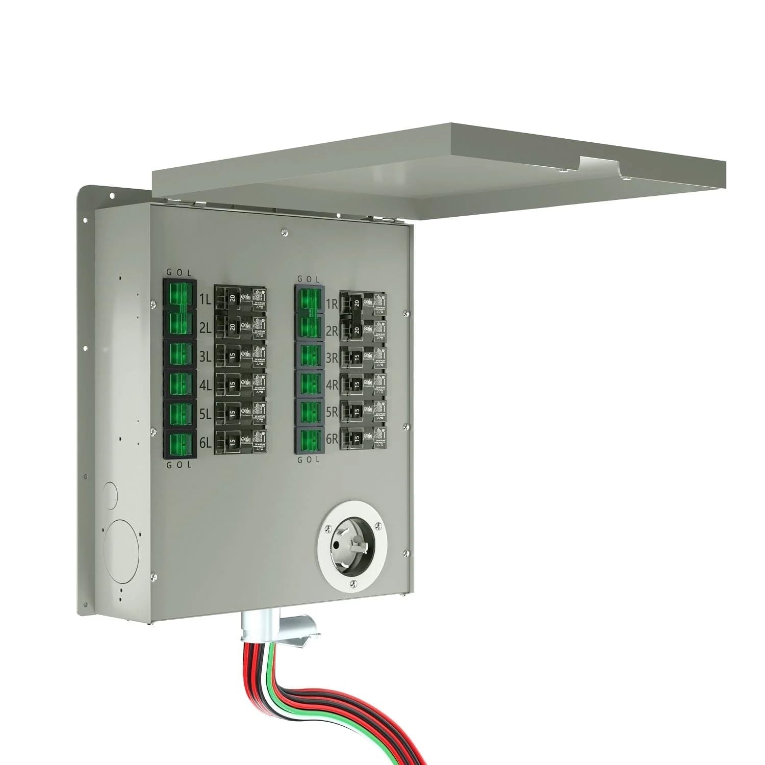 Transfer Switch12-Circuits 120/240V 50A Non-Automatic Power Transfer Kit(Indoor)
